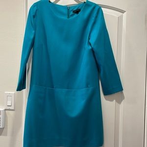 J. Crew wool 3/4 sleeve dress. Front pockets.  Fully lined.